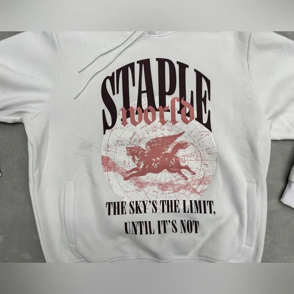 Staple World The Sky's the Limit until it's not hooded sweatshirt - Picture 2 of 6